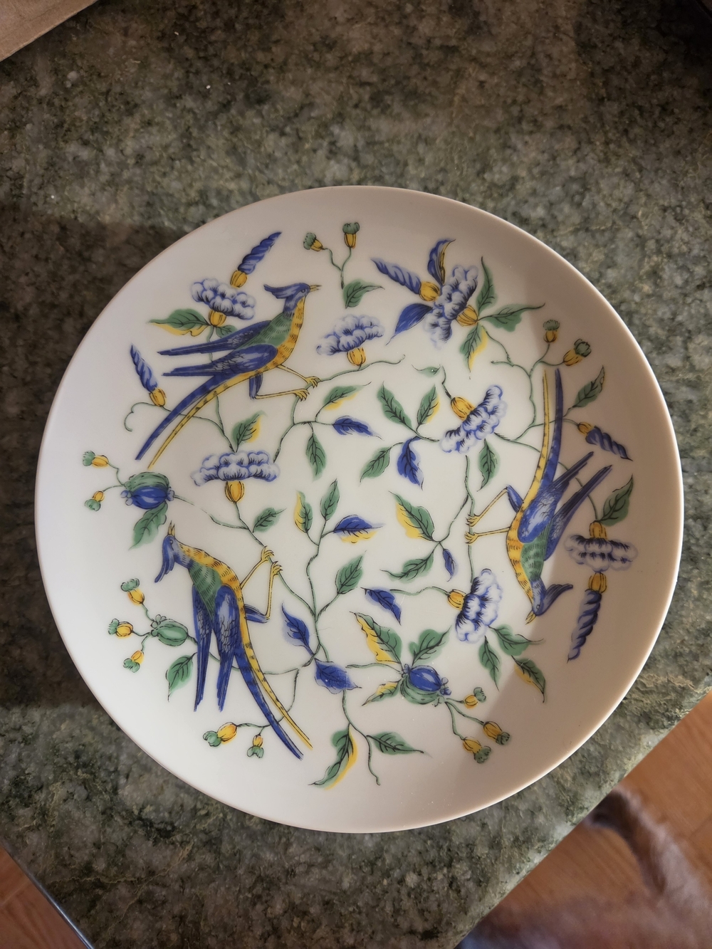 Fitz & Floyd Chinese Bird Salad Plates set of 6